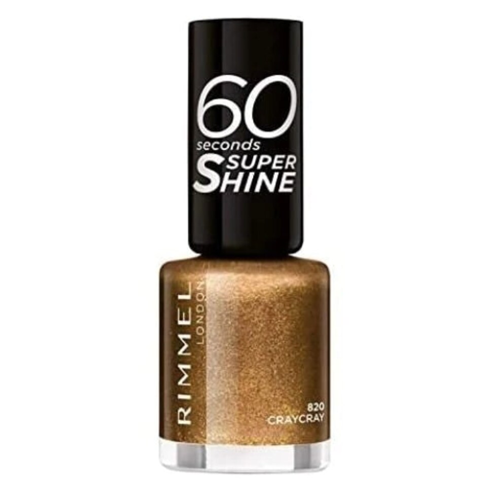 image 1 of Rimmel London 60 Seconds Super Shine Nail Polish 820 Craycray N/A