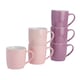 image 1 of Argon Tableware Coloured Coffee Mugs - 350ml - Pink/Purple - Pack of 6 | Multi | Multi | 6