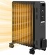 image 1 of HOMCOM Oil Filled Radiator Portable Heater W/ 11 Fin, 3 Heat Settings, Grey