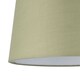 image 3 of Sage Green Cotton 28cm Taper Cylinder Pendant or Lamp Shade | Green | Medium | 1
