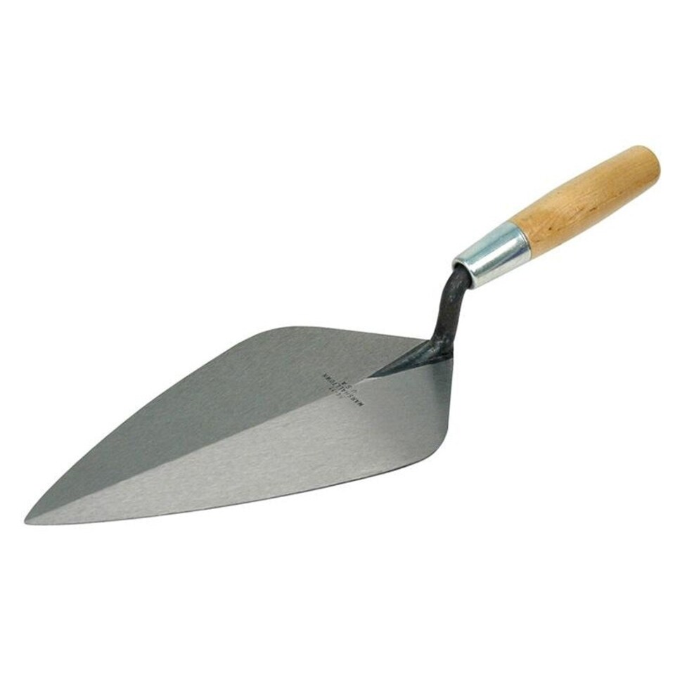 Marshalltown 34 Wide London Brick Trowels Wooden Handle - Multi Colour - 10.1/2in