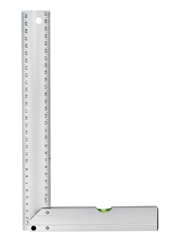 image 1 of Dekton 12'' Aluminium Square Speed Square Measuring Tool Roofing Triangle Joiner