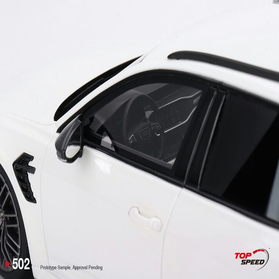 image 1 of Audi ABT RS6-R Glacier White Metallic 1:18 Scale TSM TS0502