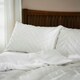 image 4 of Deluxe Tufted Microfibre Zigzag Duvet Cover Set White | White | Double