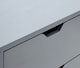 image 8 of Nyborg Single 2 Drawer Bedside | Grey | Dark Grey