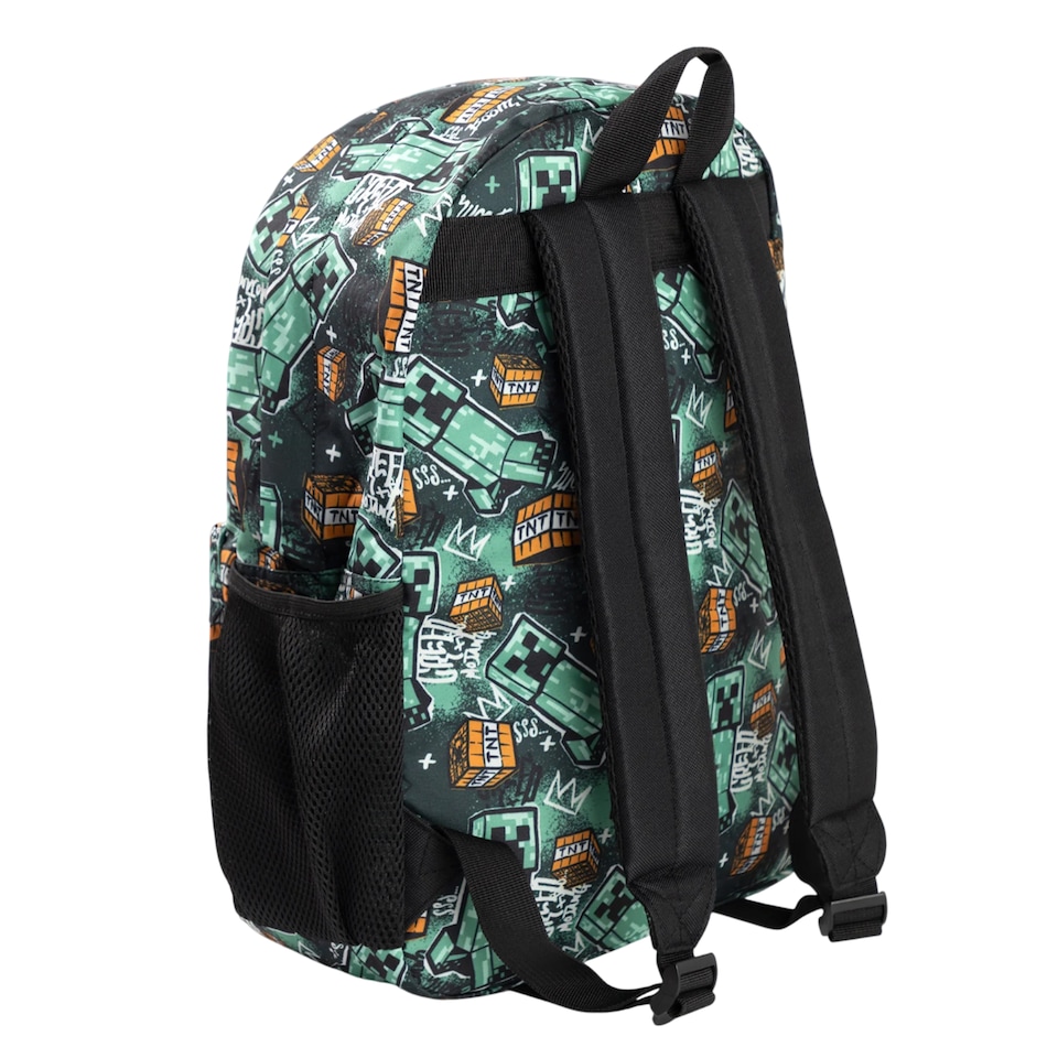 image 1 of Minecraft Childrens/Kids Logo Backpack | Multi | Multicoloured | 1