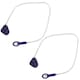 image 1 of SPARES2GO Door Hinge Rope Cable Cord for Beko Dishwasher (Pack of 2, 285mm)
