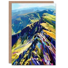 Cairngorm Mountains Scottish Highlands Landscape Art Card