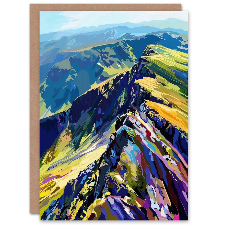 image 1 of Cairngorm Mountains Scottish Highlands Landscape Art Card