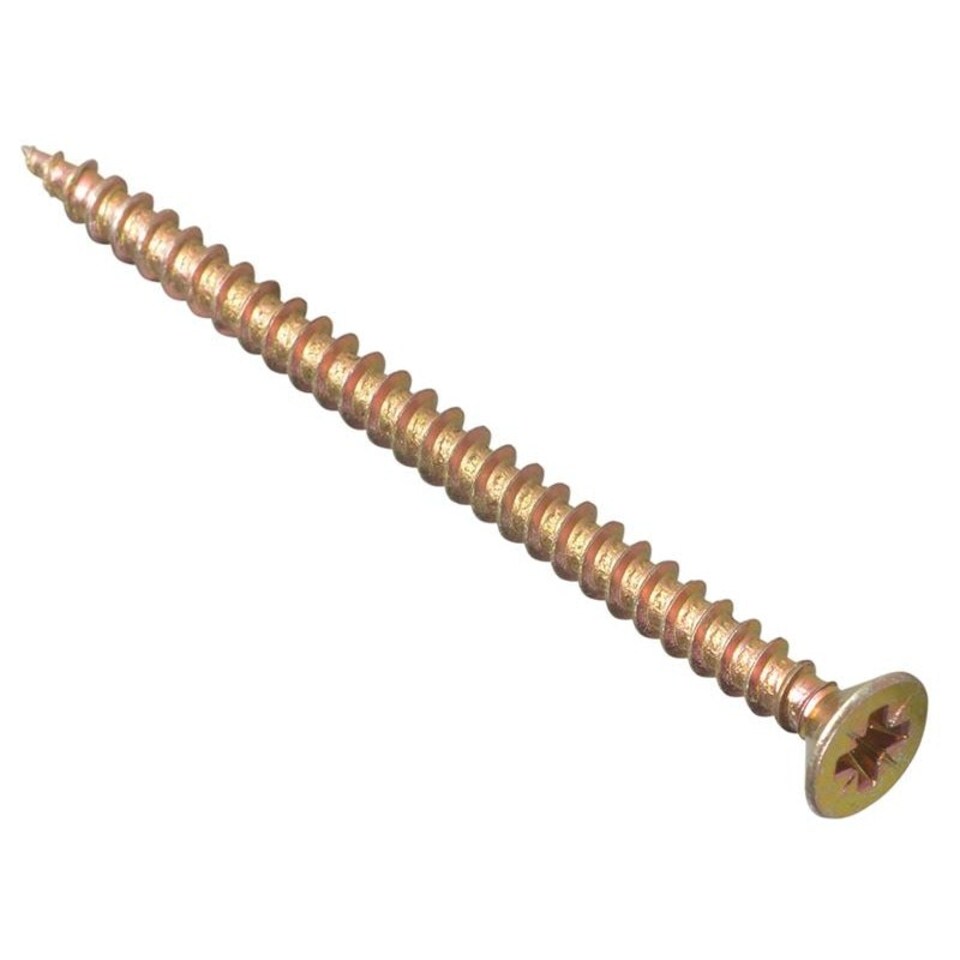 Forgefix Multi-purpose Screws, Pozi, Csk, Zyp - Multi Colour - 4.0 x 75mm