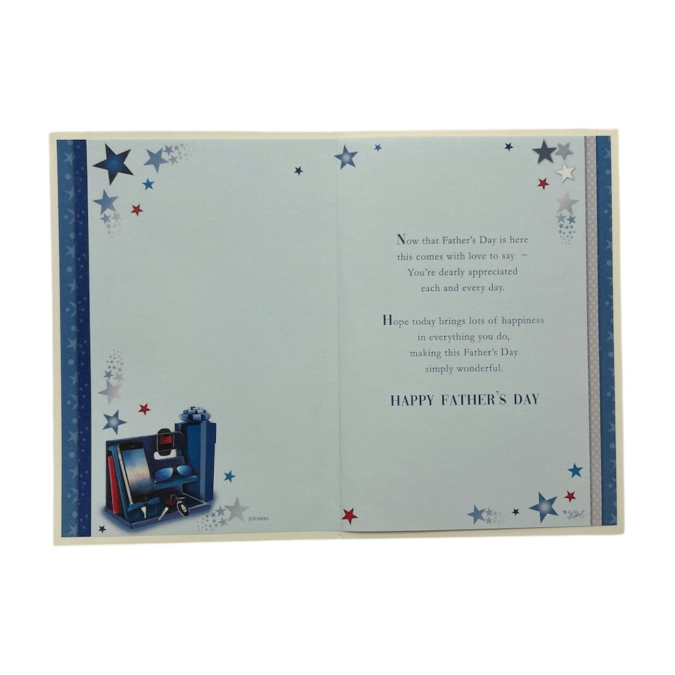 image 1 of Men's Accessories Design Open Father's Day Card