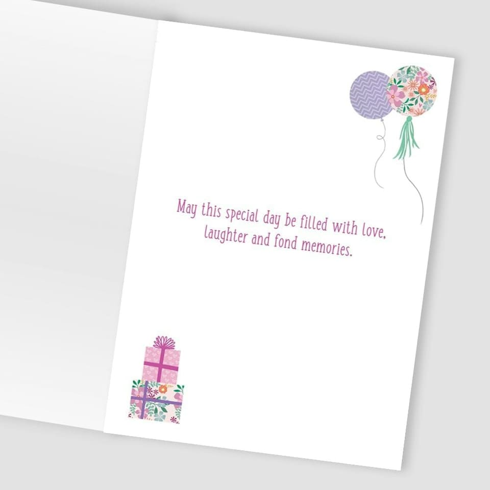image 1 of Sparkle Ninety! For Her Contemporary 90th Birthday Card