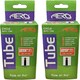 image 3 of AWE Set x 2 Butyl Rubber 29" MTB/E-Bike Inner Tube 29 x 1.75-2.125 Schrader Valve