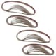 image 2 of 50pc 10mm x 600mm Sanding Belts For Long Reach Air Sanders Grinding