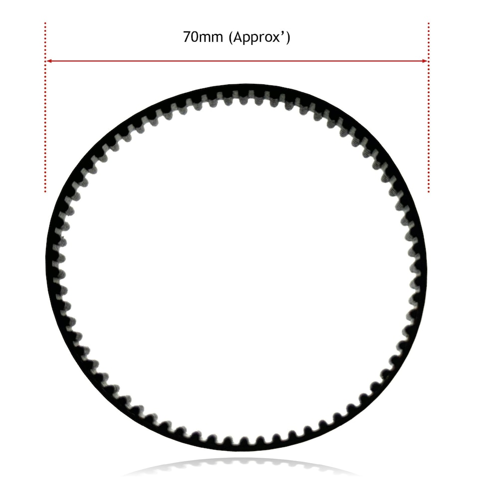 image 1 of SPARES2GO Toothed Belt for VAX Mach Air Vacuum 3M-207-6.5 17137686