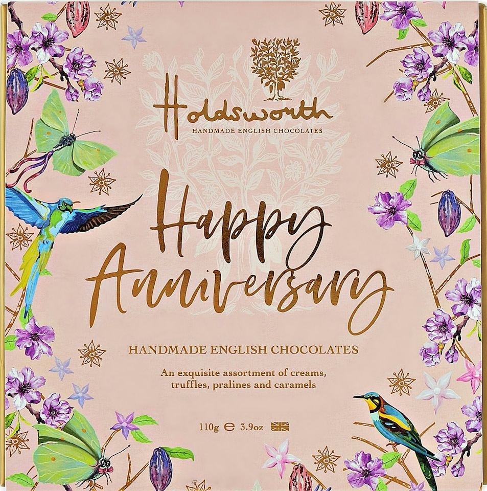 image 1 of Holdsworth Chocolates Happy Anniversary |110g