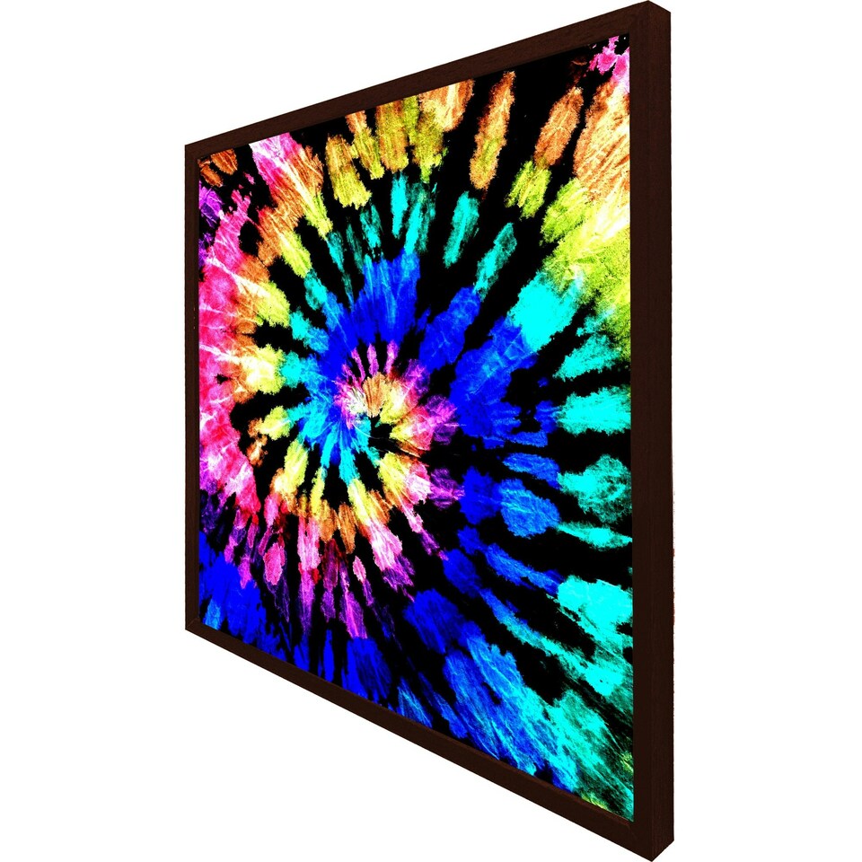 image 1 of Tie dye pattern (Picture Frame) Brown | Oak | S