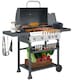 image 1 of Outsunny 4+1 Burner Propane Gas Barbecue Grill with Thermometer, Bottle Opener