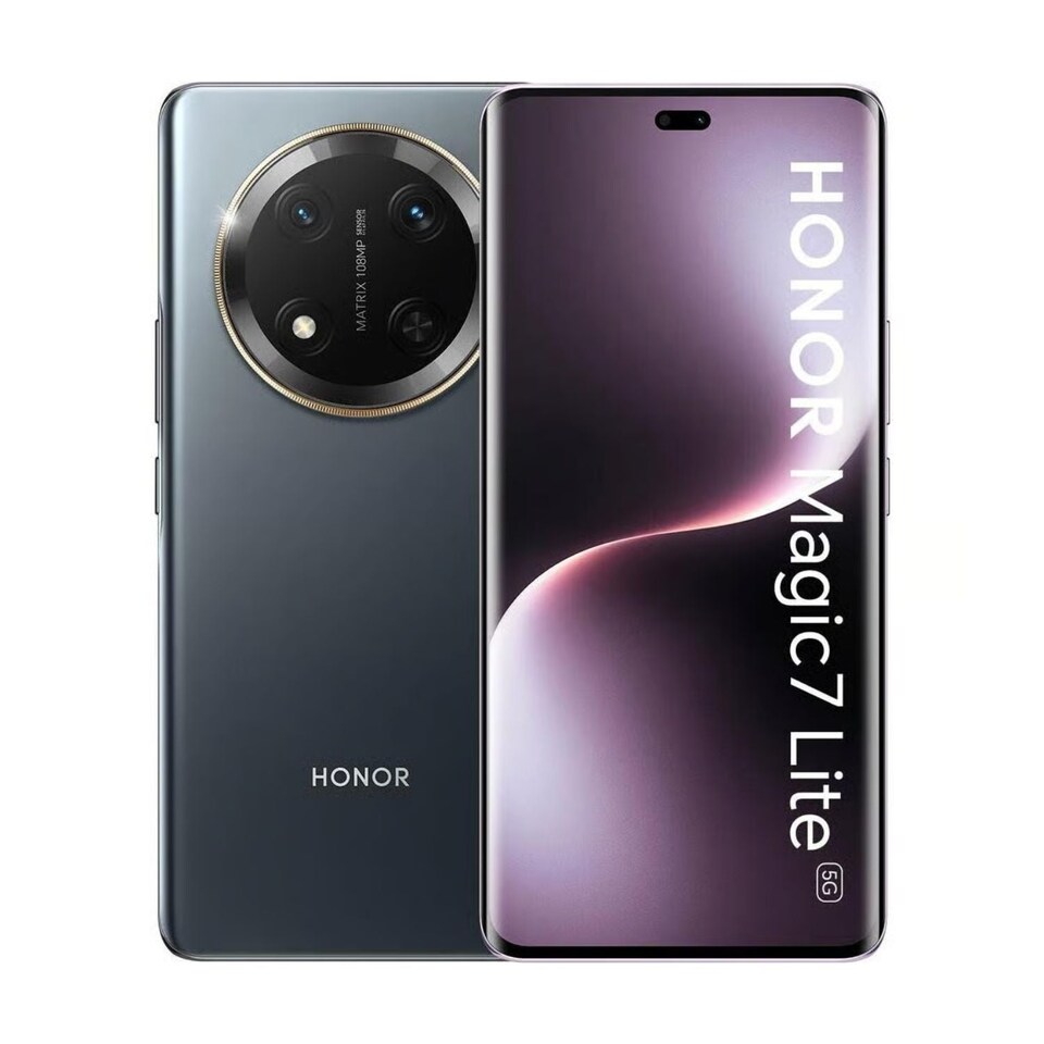 image 1 of Honor Magic7 Lite 5G 8GB RAM 256GB Titanium/Midnight Black