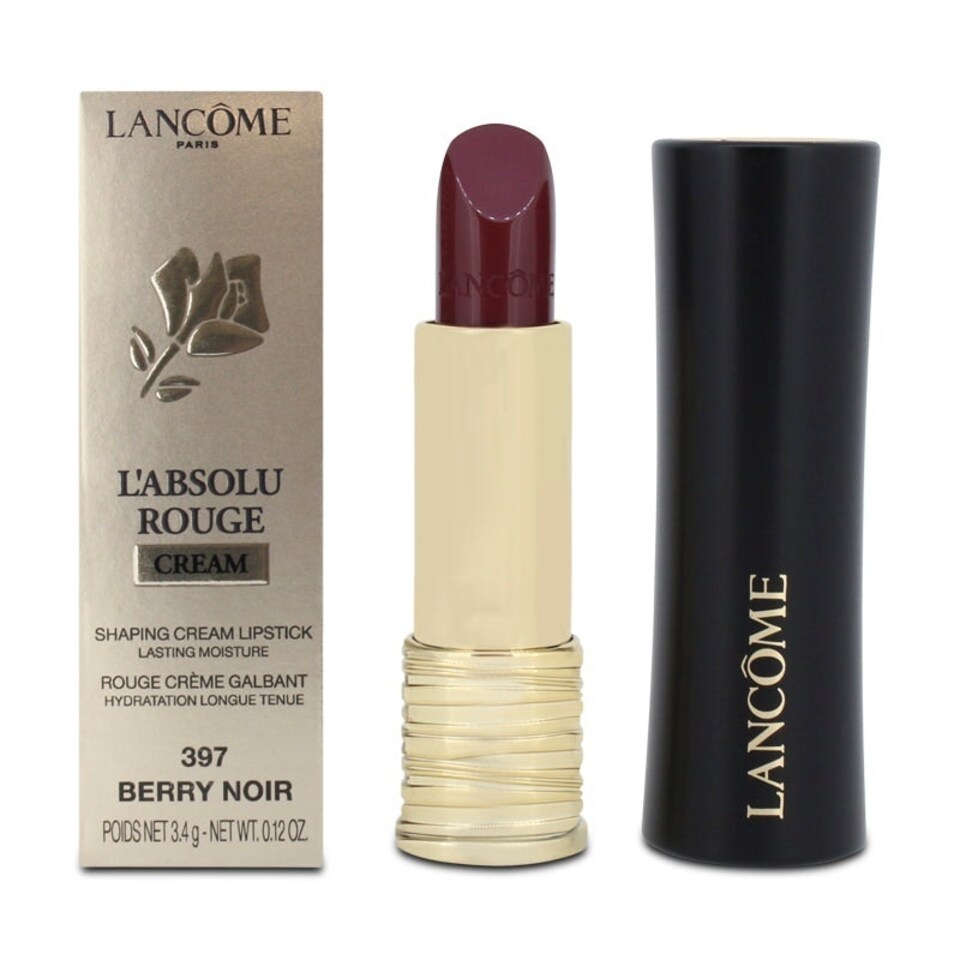 image 1 of Lancome L'Absolu Red Lipstick Rouge Cream 397 Berry Noir