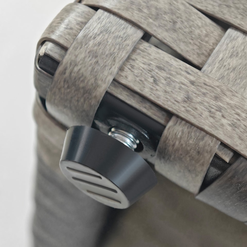 image 1 of Outsunny Garden PE Rattan Planter Box  Trellis Flower Raised Bed, 57x30x107cm