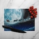 image 2 of Magic Santa'S Sleigh Dining Glass Chopping Board | Multi