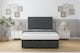 image 1 of Sloomy Kingsley Graphite Dumfries Ottoman Bed Base With 26" Strutted Headboard 6' Super King | Grey | Graphite | Super King | 1