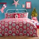 image 5 of Fusion Christmas Vintage Frames Duvet Cover Set Red