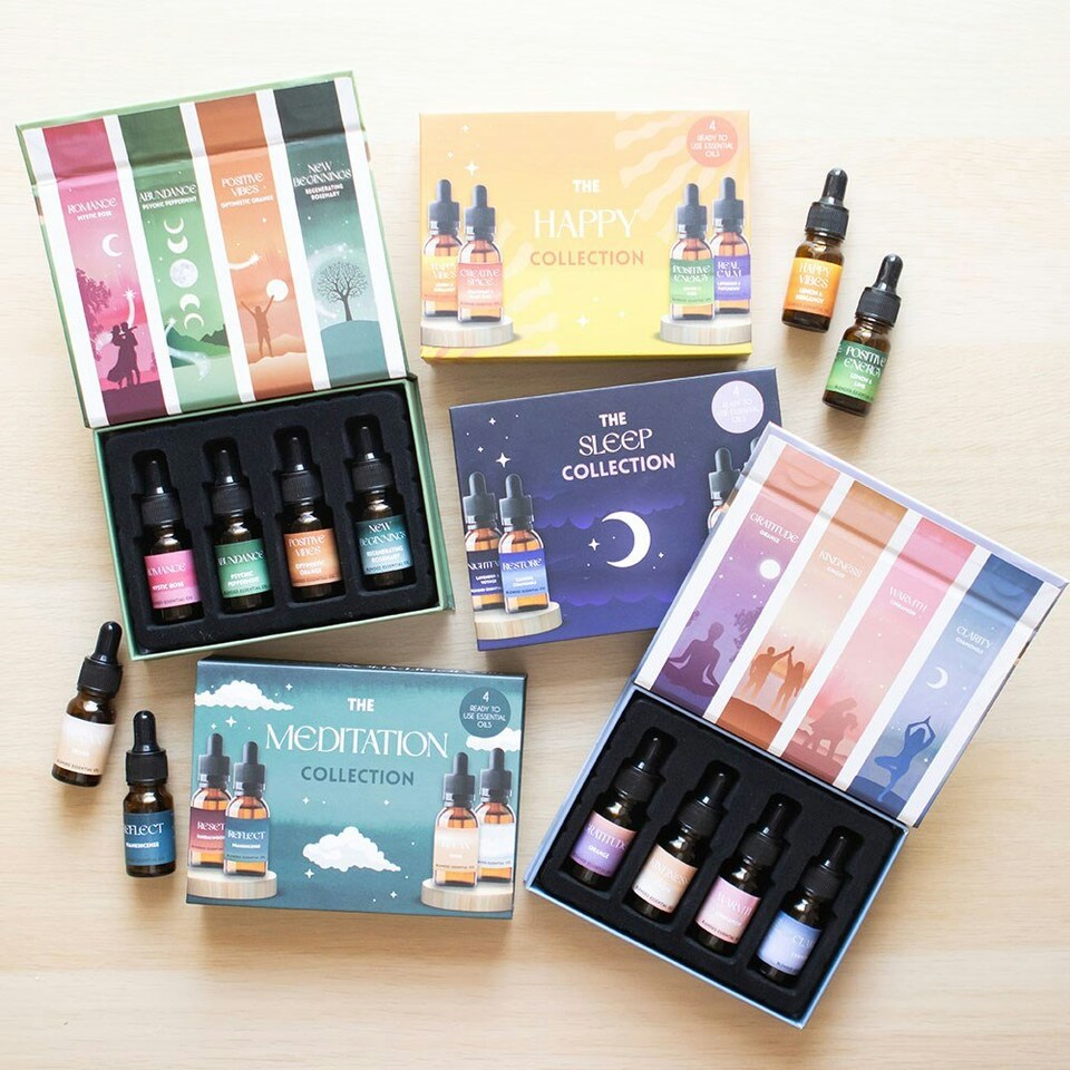 image 1 of The Meditation Collection Blended Essential Oils Set