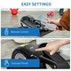 image 4 of SPORTNOW Mini Elliptical Machine, Seated Pedal Exerciser w/ Remote Control
