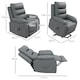 image 7 of HOMCOM Power Lift Recliner Chair Reclining Armchair for Living Room, Grey Grey