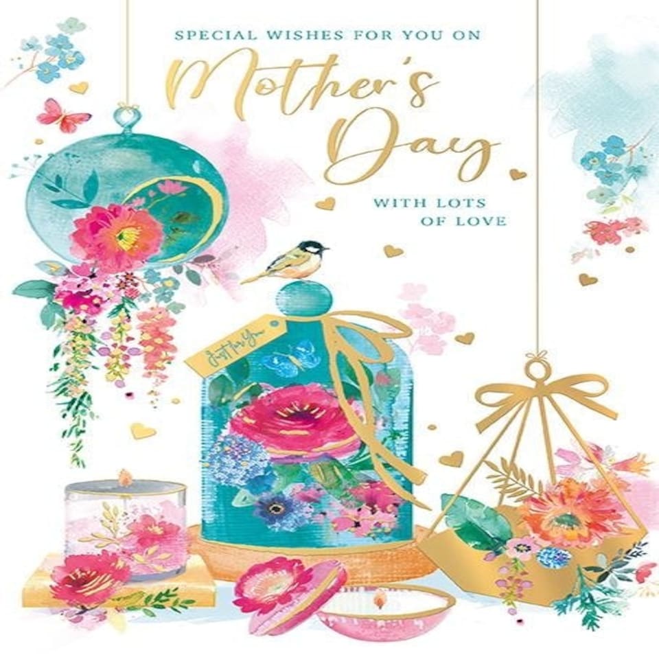 image 1 of Words 'n' Wishes Mother's Day Card for 23.5 x 16.5 cm,