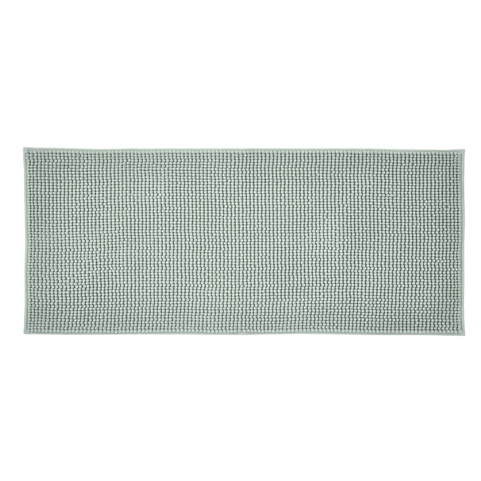 image 1 of Catherine Lansfield Bobble Bath Runner | Green | Sage Green | 50 x 120 cm