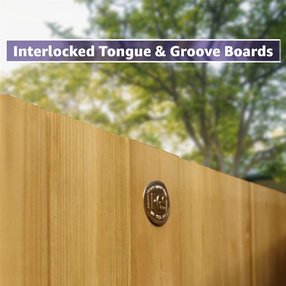 image 1 of Arch Top Wooden Garden Gate 6ft x 2.5ft Tongue & Groove Fully Framed Treated Door