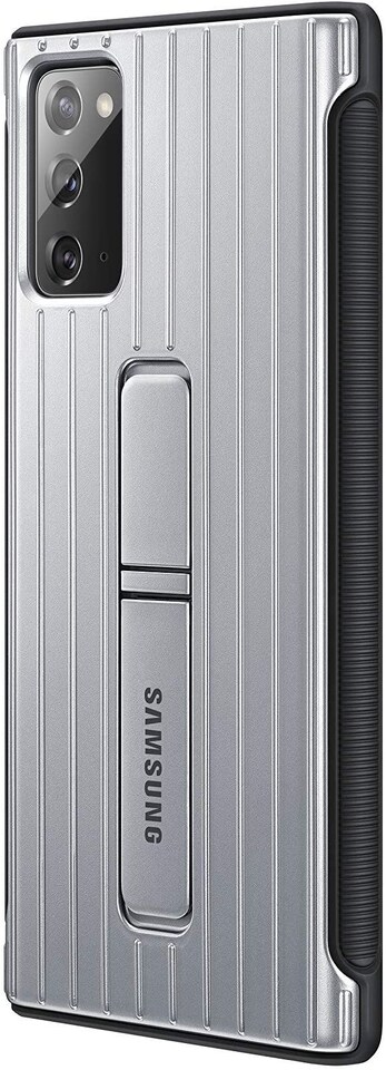 image 1 of Samsung Galaxy Note 20 Standing Cover Silver - EF-RN980CSEGWW