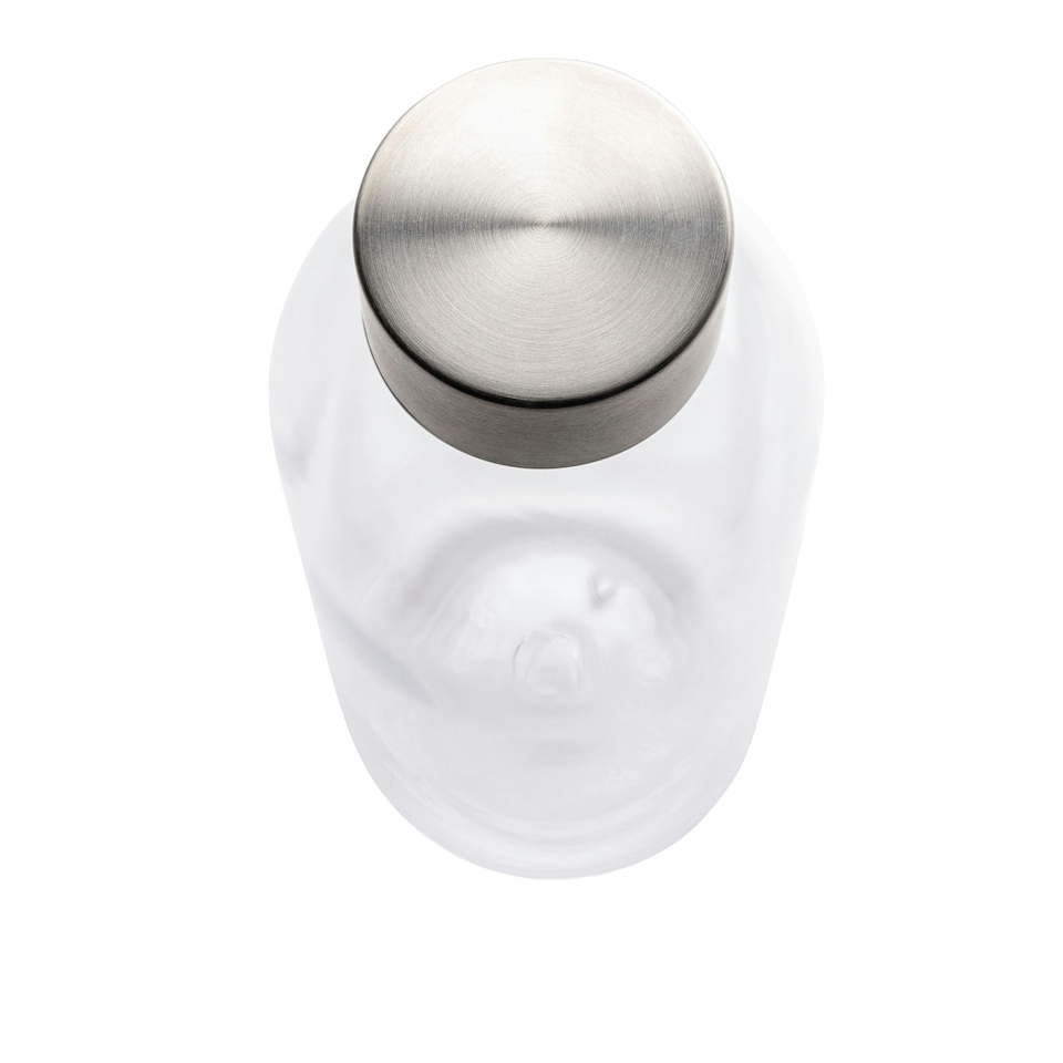 image 1 of XD Collection Metallic Lid Leakproof Water Bottle - Transparent - One Size | Clear | One Size