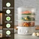 image 3 of VonShef Food Steamer Electric 800W
