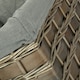 image 3 of Grey Scandi Storage Basket with Grey Lining Grey | Grey | XL