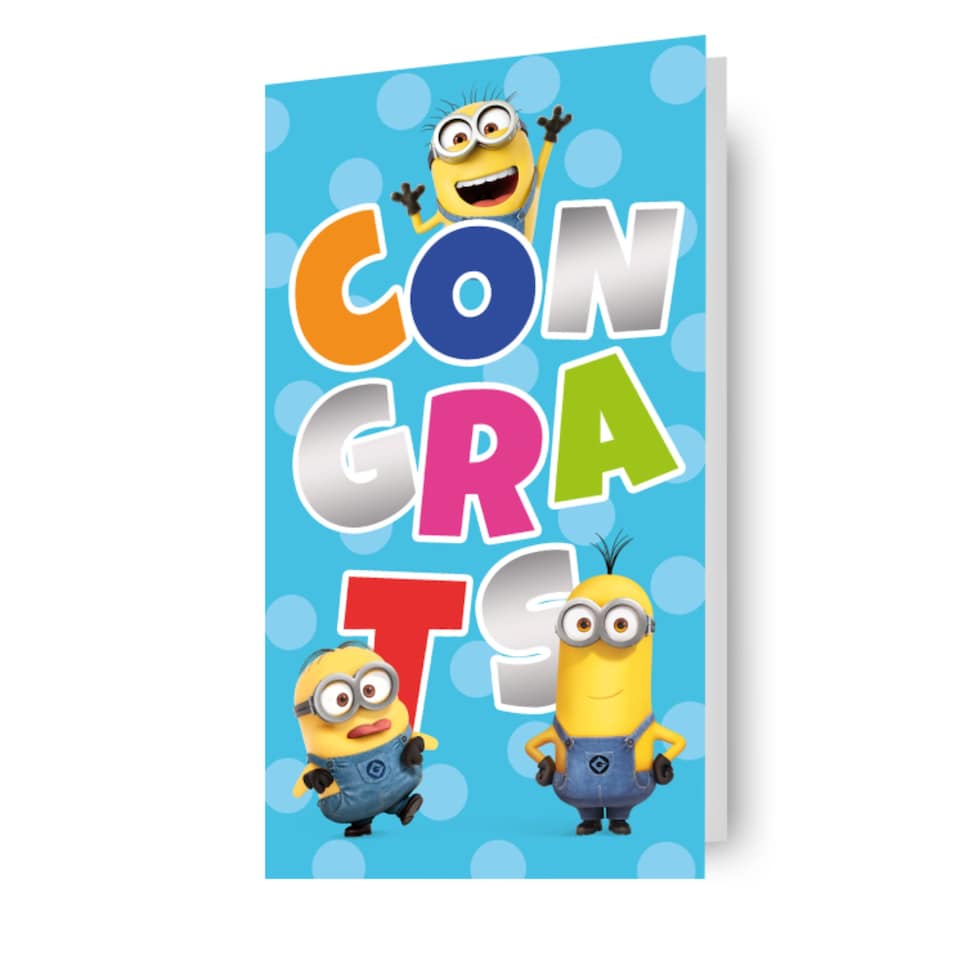 Despicable Me Congratulations Card