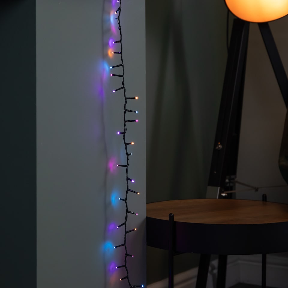 image 1 of 6m 240 LED TreeBrights Multi-Action Christmas String Lights with Timer in Rainbow