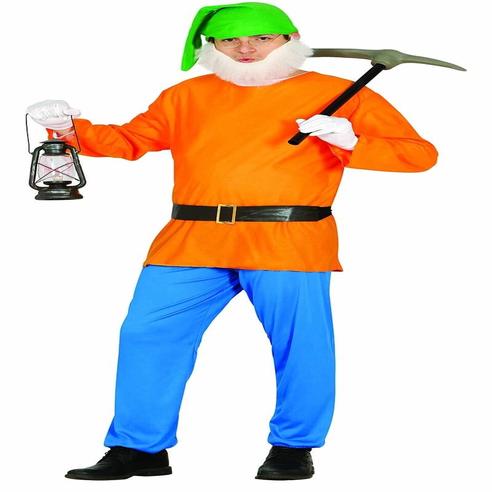 image 1 of Fancy Dress Adult Gnome Orange - L