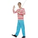 image 2 of Wheres Wally? Mens Costume Set - White/Blue/Red - S S