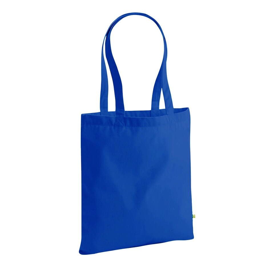 image 1 of Westford Mill EarthAware Organic Shopper Bag - Bright Royal Blue - One Size Blue