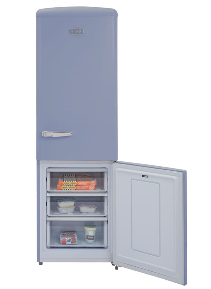 image 1 of CDA FLORENCE SEA HOLLY - Blue Freestanding 60/40 Frost Free Fridge Freezer
