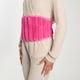 image 3 of OHS Ribbed Fleece Hot Water Bottle Belt Adjustable Heating Wrap | Pink