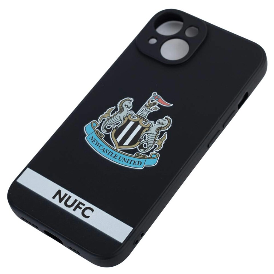 image 1 of Newcastle United FC Crest Phone Case - Black/White/Blue - One Size (UTTA12553)