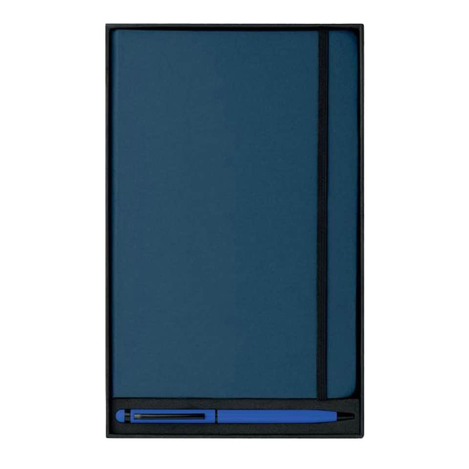 image 1 of MidOcean Neilo Set Notebook & Pen - Blue - 21cm x 14cm x 1cm
