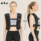 image 3 of SPORTNOW Weighted Vest, 5kg Running Weight Vest with Adjustable Straps and Reflective Strips, for Men and Women Strength Training, Cardio | Black