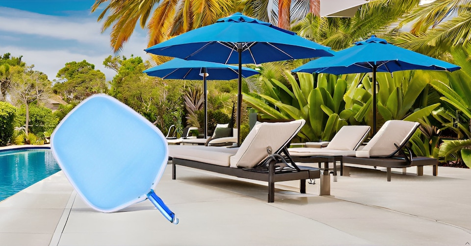 image 1 of Deep Blue Pro Aluminum Shallow Water Leaf Net