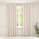 image 1 of OHS Woven Textured Blackout Eyelet Curtains, 46x54" - Cream